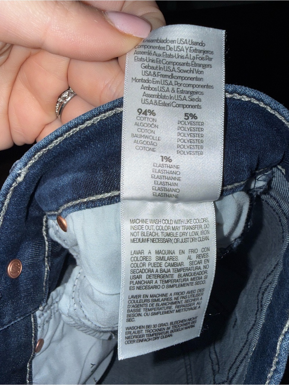 Mother Jeans The Mid Rise Dazzler Ankle Fray in Fancy Meeting You Here Size 27 - Picture 7 of 11